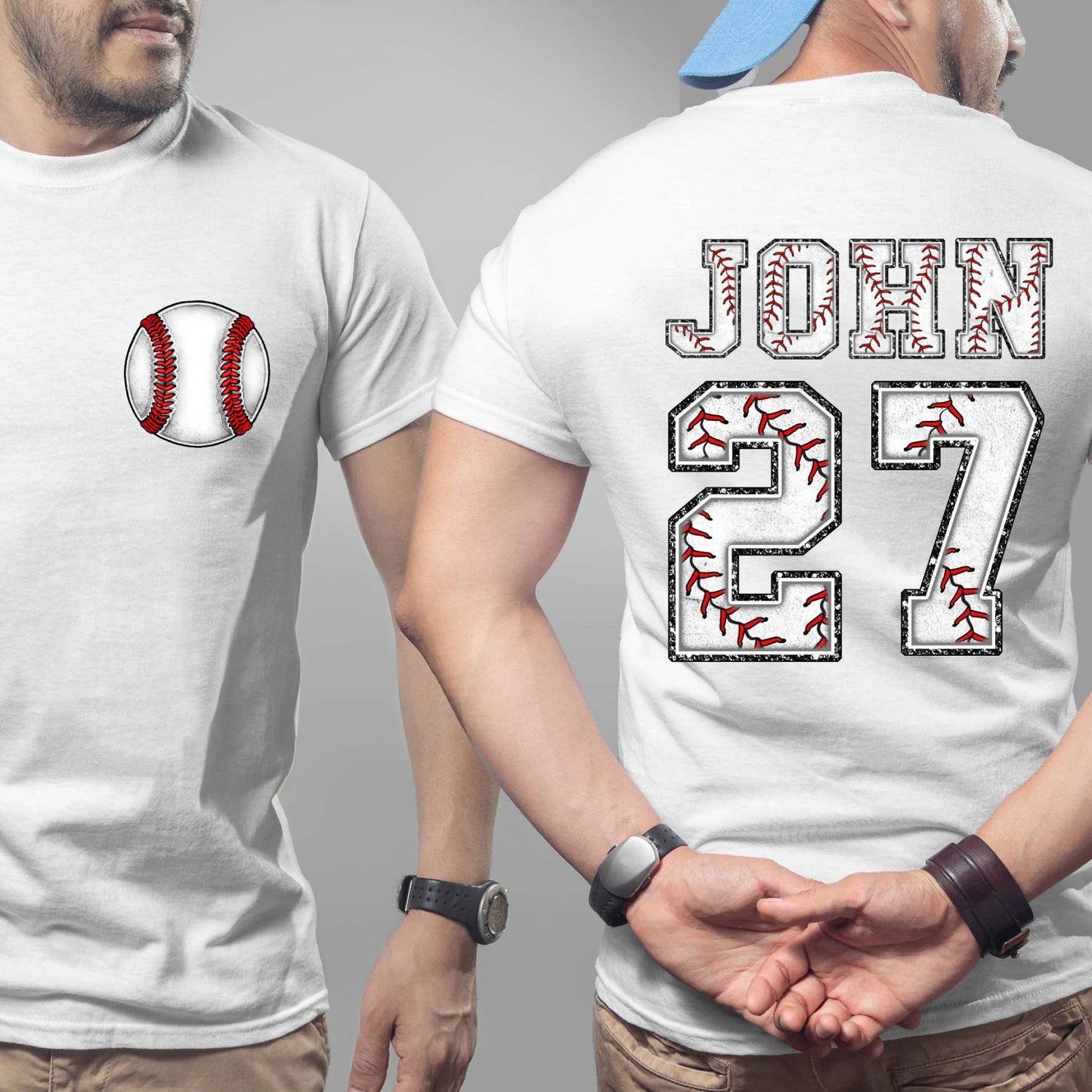 Baseball T shirt With Custom Number and Name