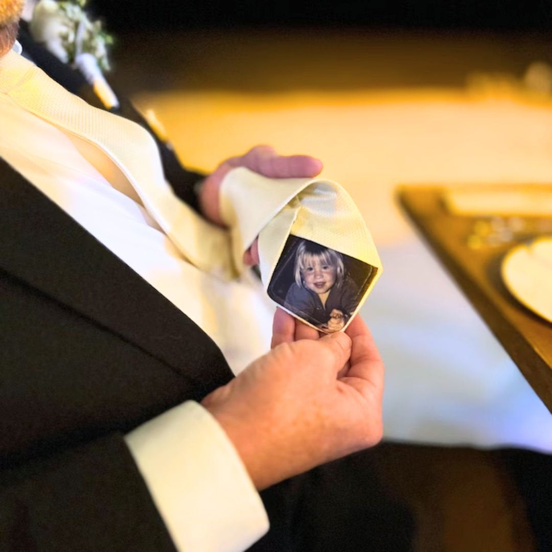 Personalized Picture Necktie:  Your Own Custom  Tie, Father's Day Gift