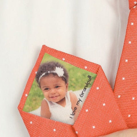 Personalized Picture Necktie:  Your Own Custom  Tie, Father's Day Gift