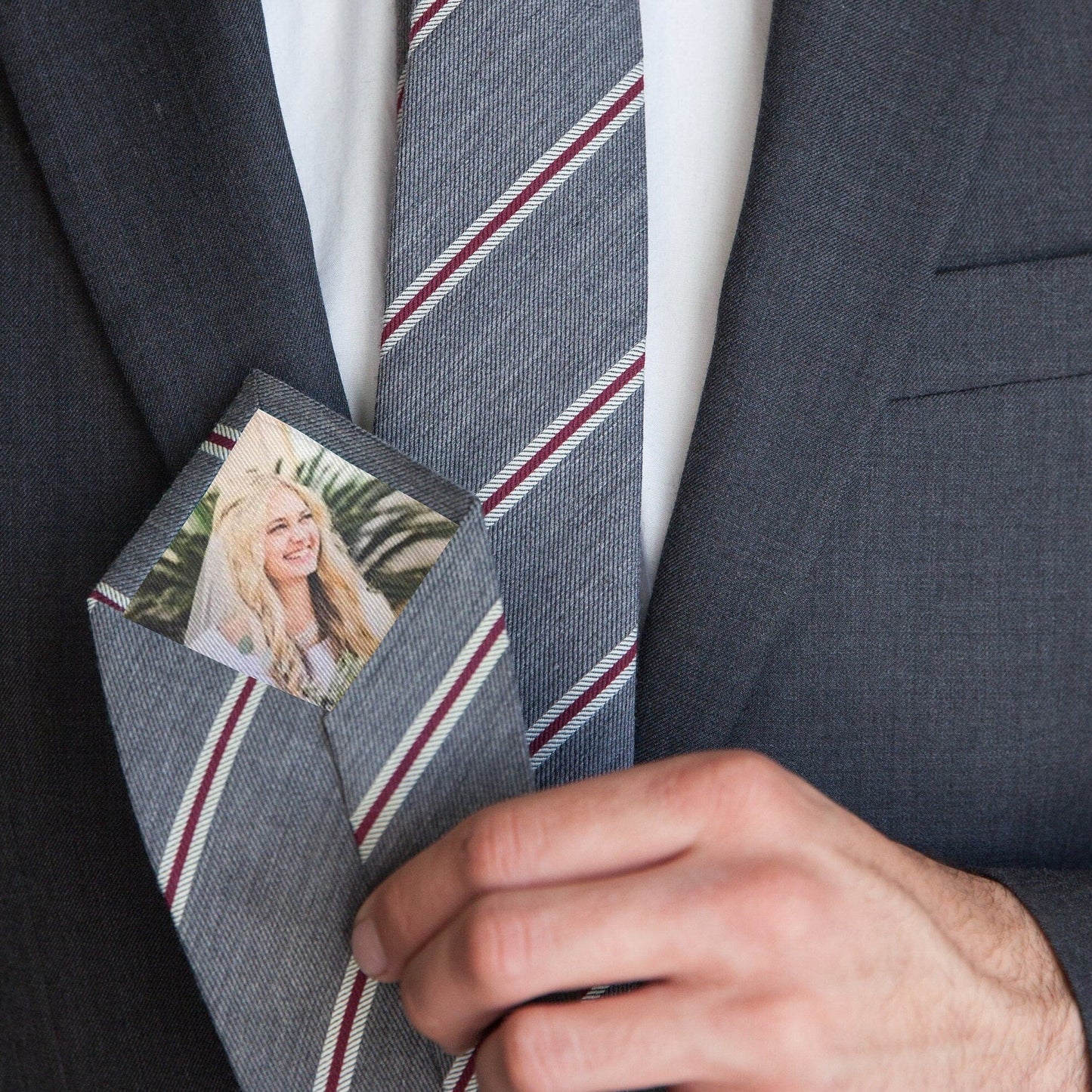 Personalized Picture Necktie:  Your Own Custom  Tie, Father's Day Gift