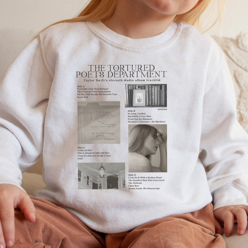 The Tortured Poets Department Sweatshirt - TS New Album Sweatshirt Gift for Swiftie Fan