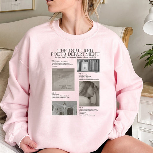 The Tortured Poets Department Sweatshirt - TS New Album Sweatshirt Gift for Swiftie Fan