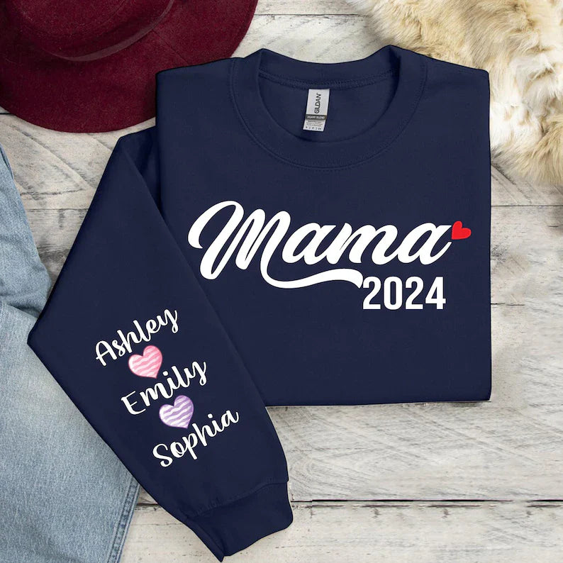 Wrap Mom in Love: Personalized Mama Sweatshirt