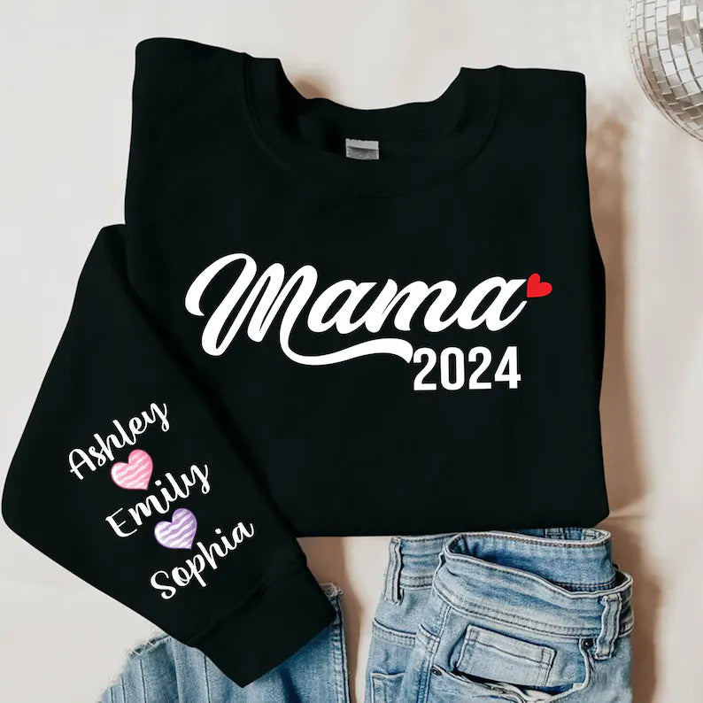 Wrap Mom in Love: Personalized Mama Sweatshirt