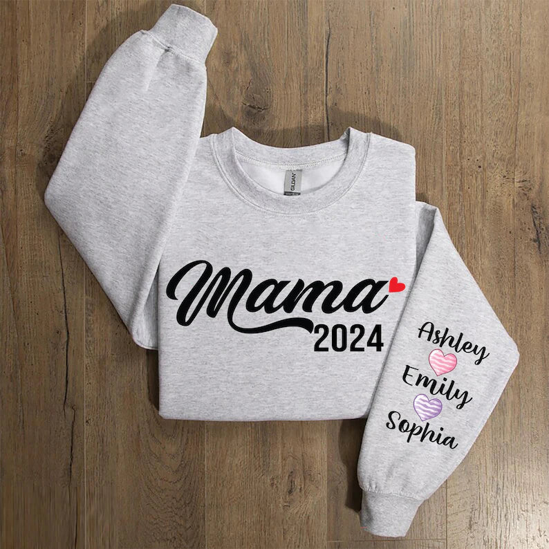 Wrap Mom in Love: Personalized Mama Sweatshirt